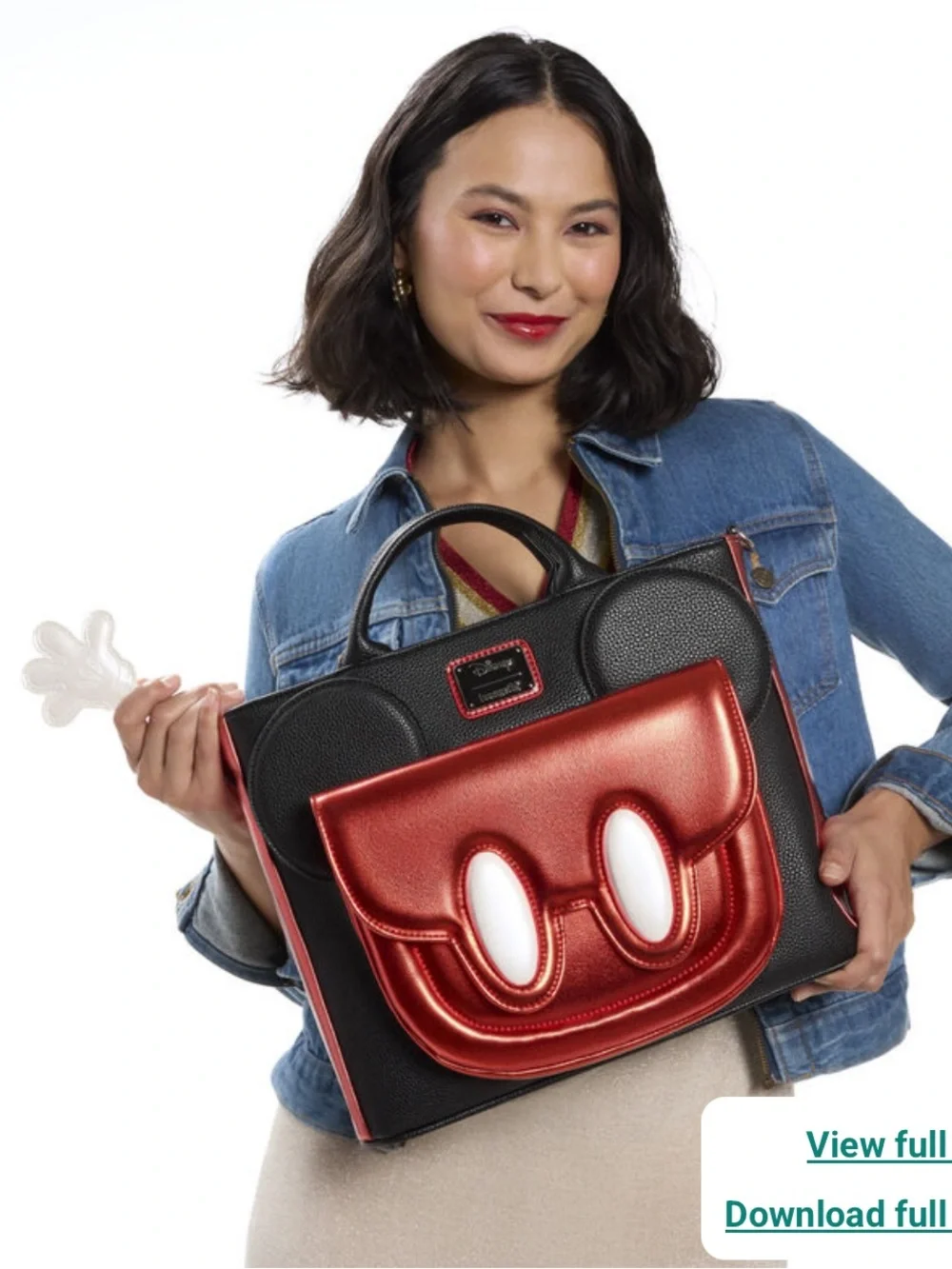 Loungefly Mickey Mouse Exclusive Convertible Backpack/Tote Crossbody Bag & Walle